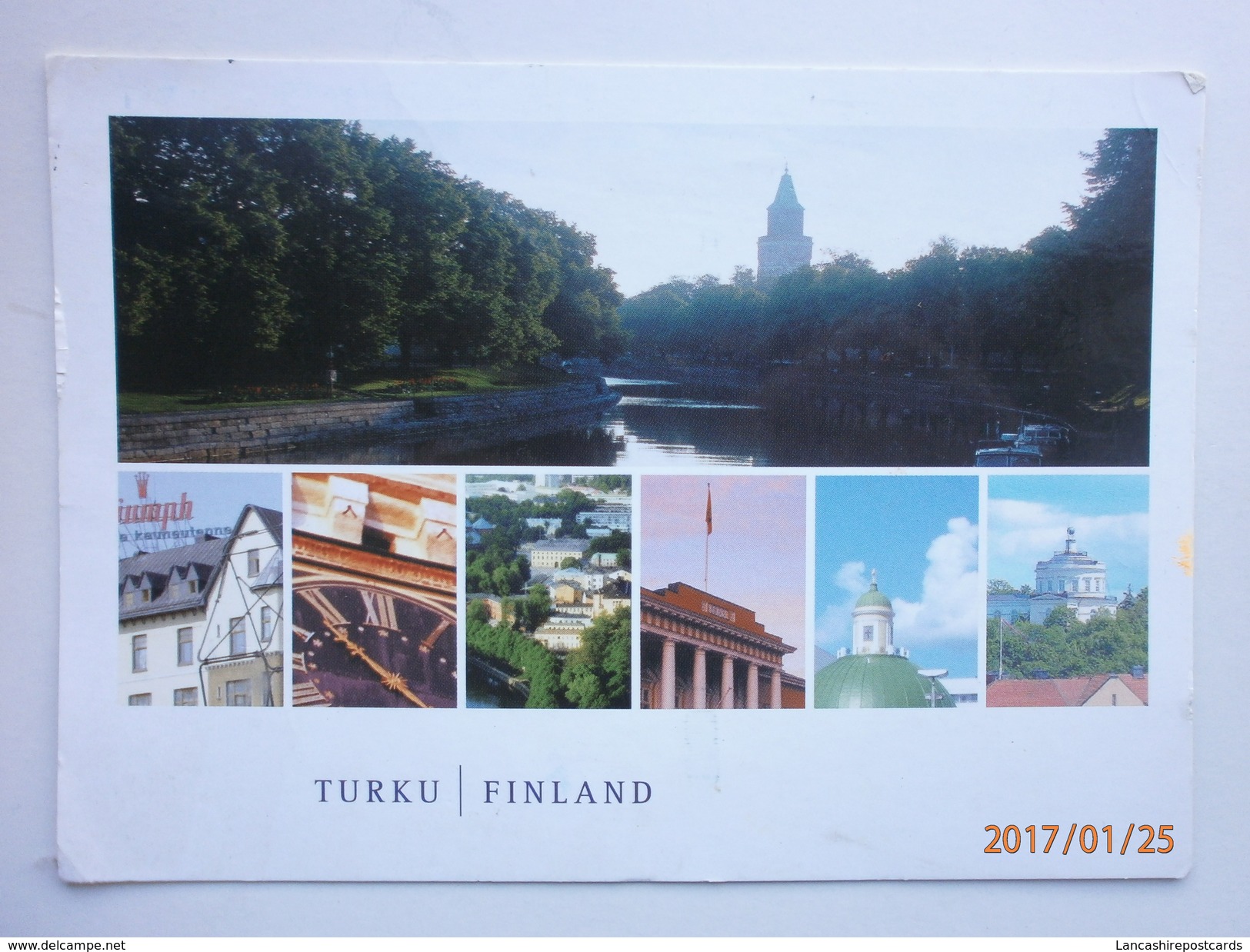 Postcard Turku Finland Multiview My Ref B248 - Finlandia