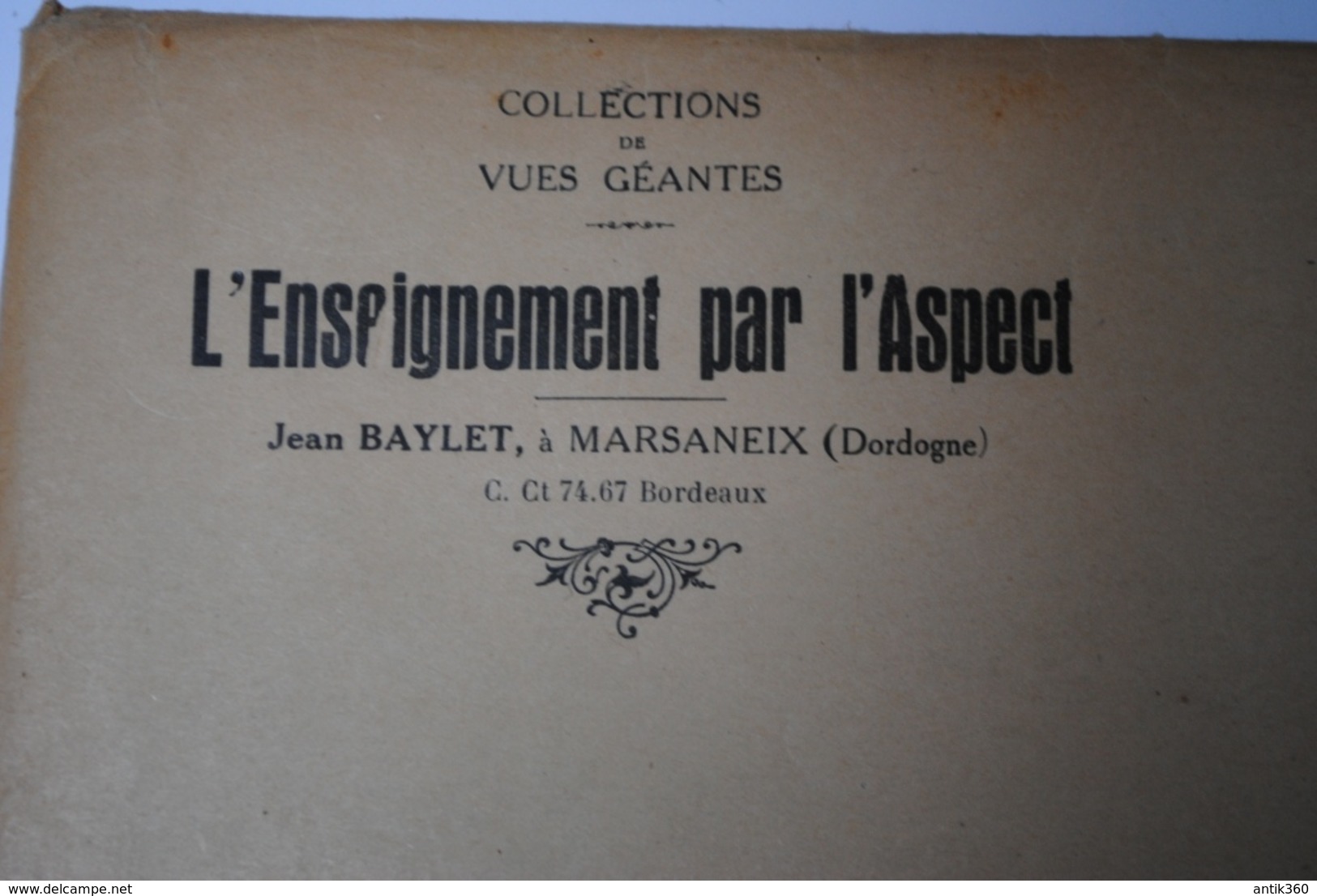 Rare Lot De 10 Vues Géantes Type CPA L'ALGERIE L'enseignement Par L'Aspect Baylet - Otros & Sin Clasificación