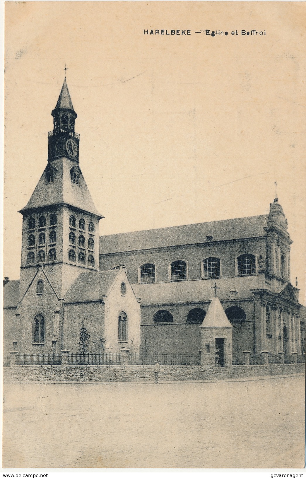 HARELBEKE == EGLISE ET BEFFROI - Harelbeke