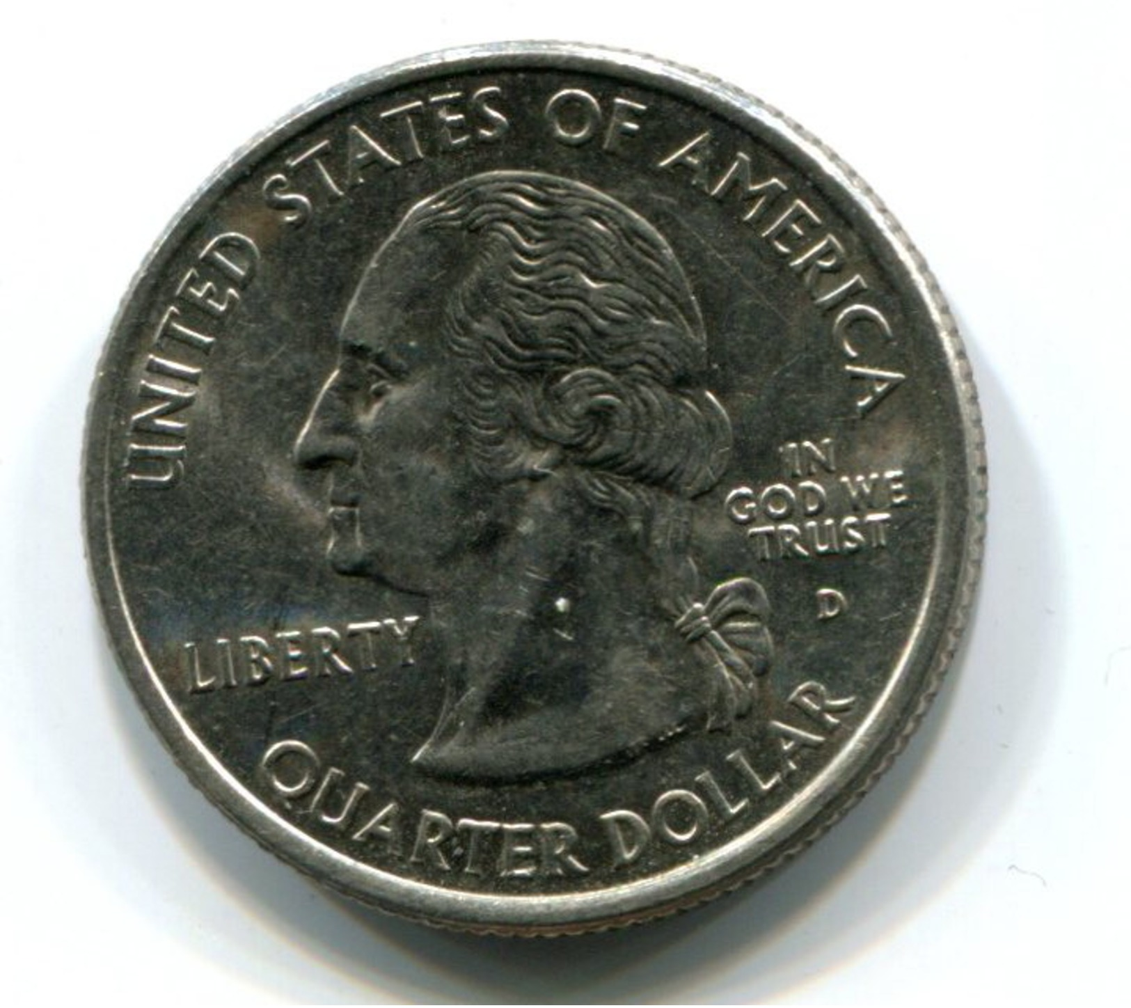 2000 USA Massachusetts 25c  Coin - 1999-2009: State Quarters