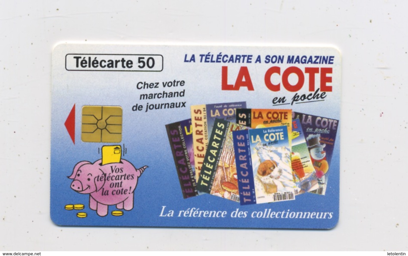 FRANCE -  LA COTE EN POCHE - 50 U - 1994