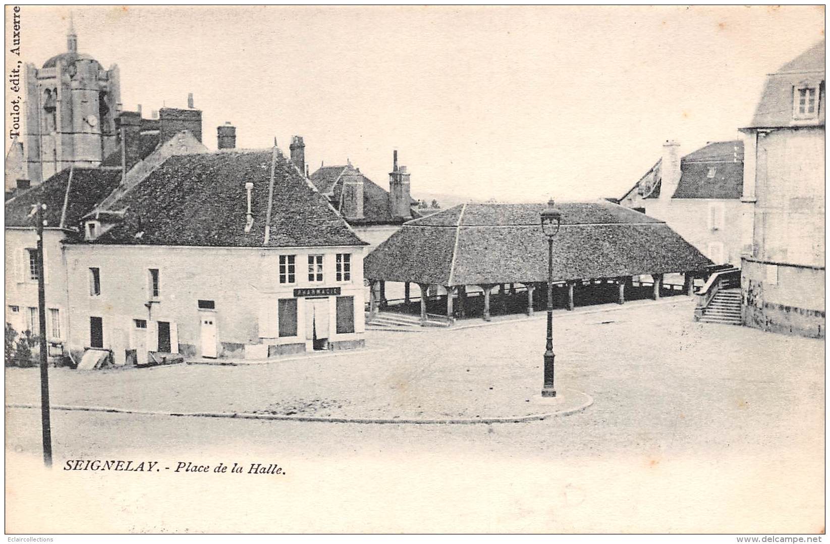 Seignelay      89      Les Halles     (voir Scan) - Seignelay