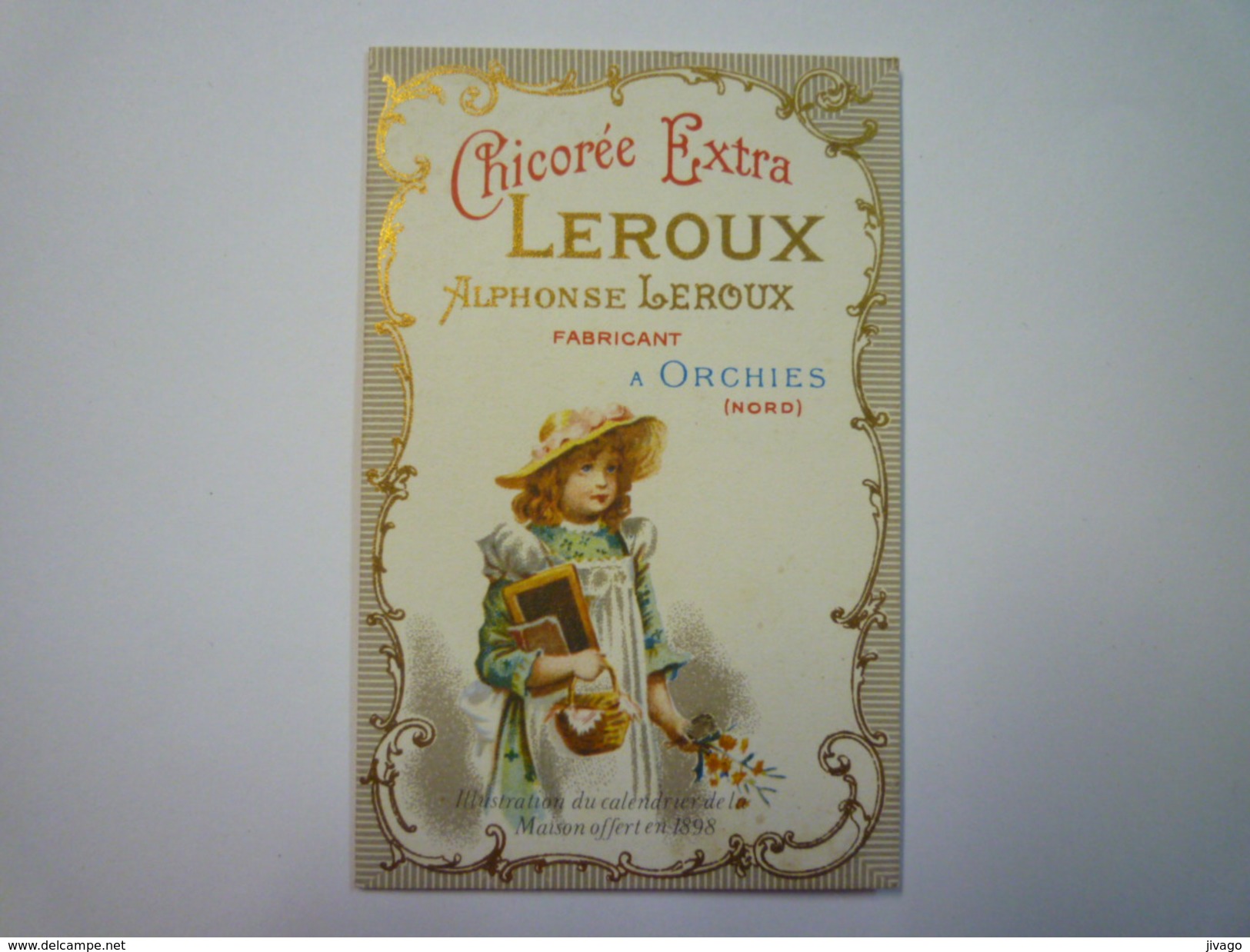 PETIT CALENDRIER  PUB  CHICOREE  EXTRA  LEROUX  1976   (format  6 X 10cm)   - Petit Format : 1971-80