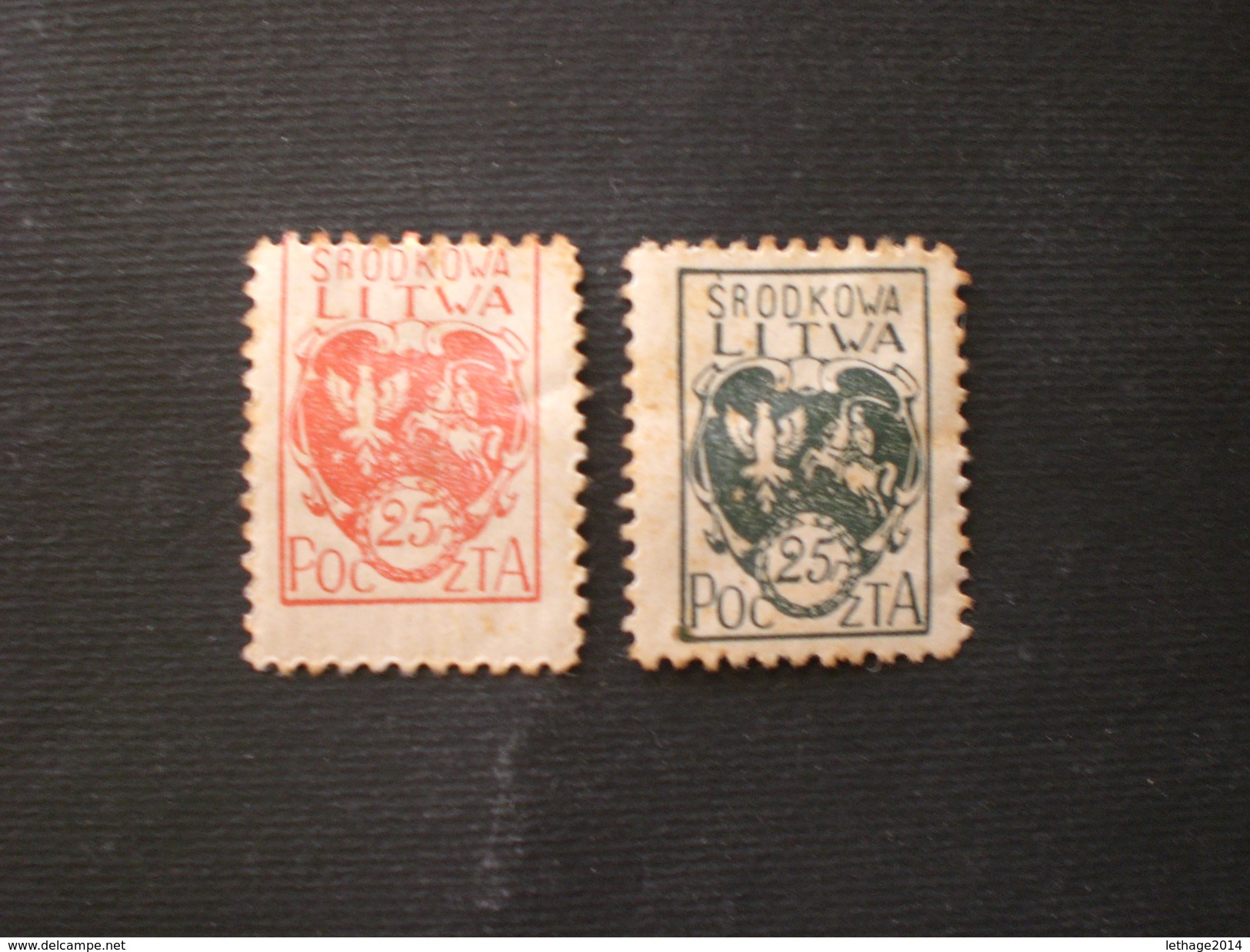 POLSKA POLOGNE POLEN POLAND POLONIA 1920  Litwa Srodkowa MHL - Ocupaciones