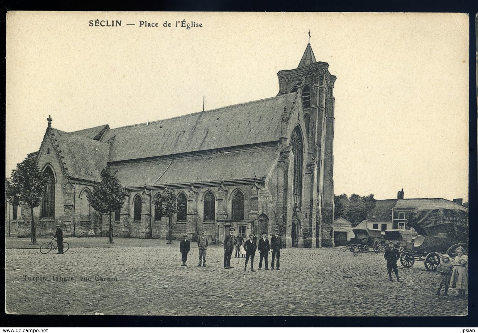 Cpa Du 59  Séclin -- Place De L' église    GX50 - Seclin