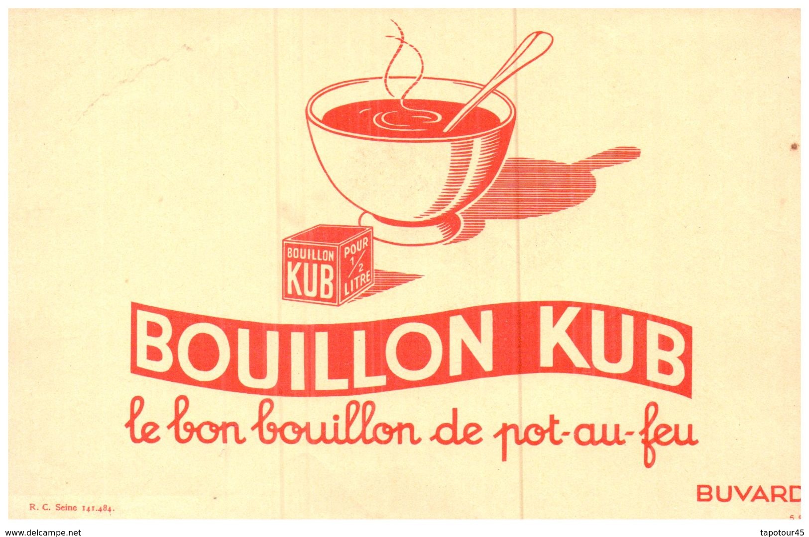 Po K/Buvard Bouillon Kub (N= 1) - Sopas & Salsas