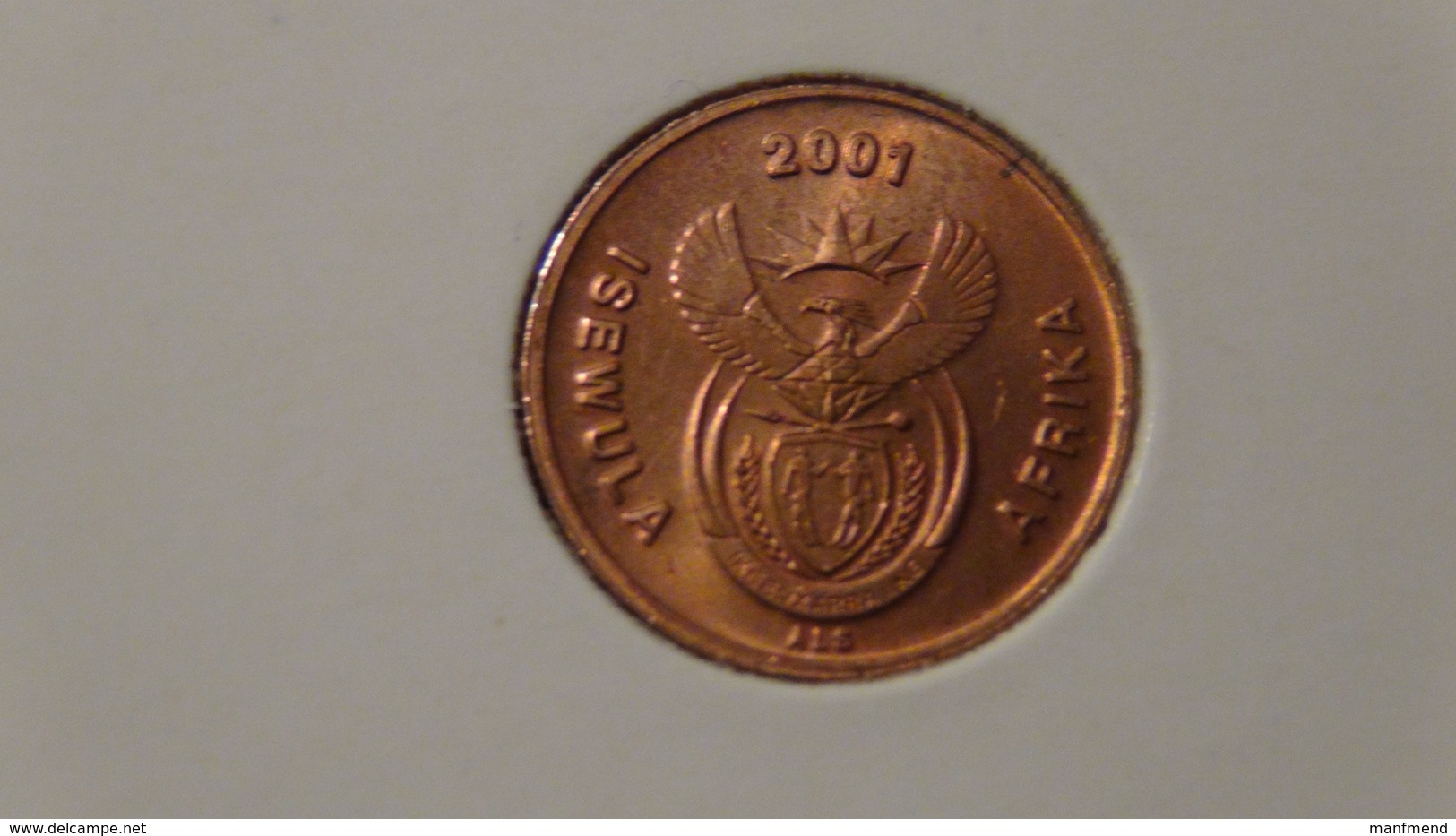 South Africa - 2001 - 1 Cent - KM 221 - XF - Look Scans - Südafrika