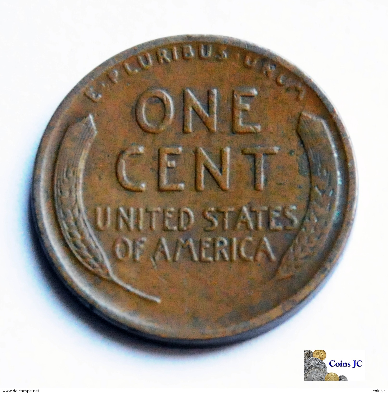 US - 1 Cent - Lincoln - 1918 - 1909-1958: Lincoln, Wheat Ears Reverse