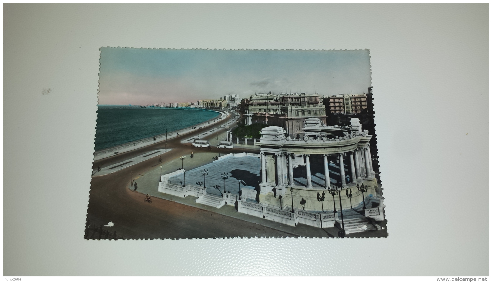 C-50320 ALEXANDRIA THE CORNICHE E ISMAIL PASHA MONUMENT - Arish