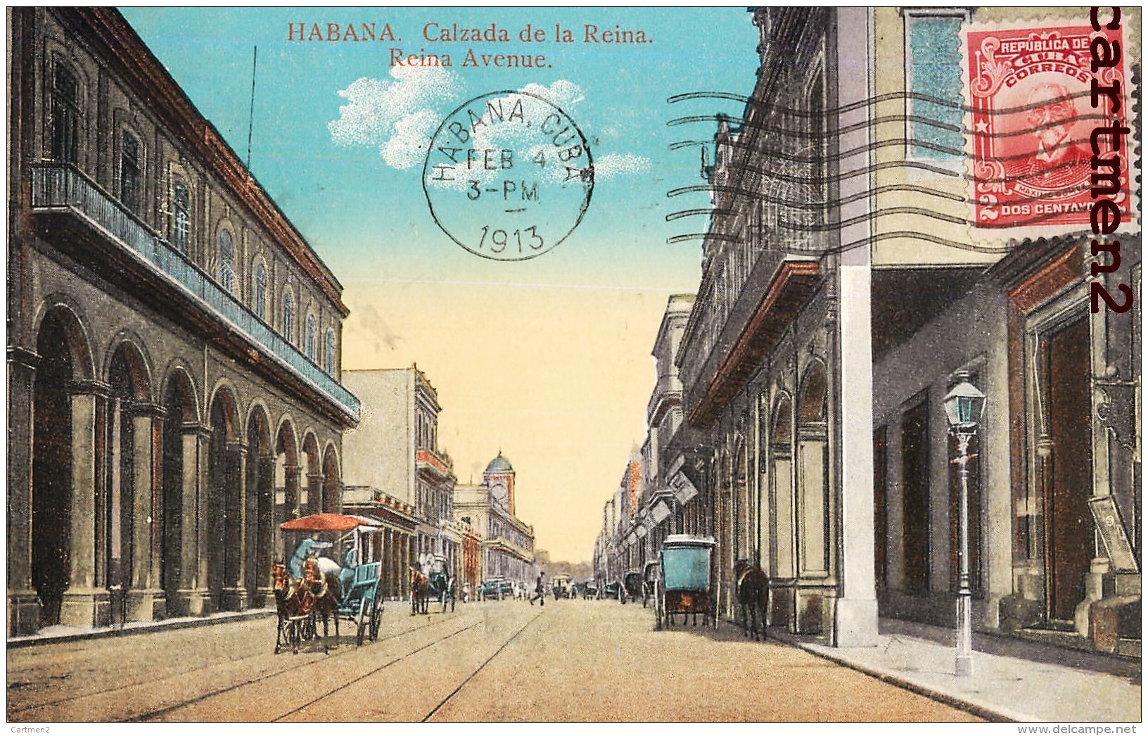 HABANA CALZADA DE LA REINA CUBA LA HAVANE - Cuba