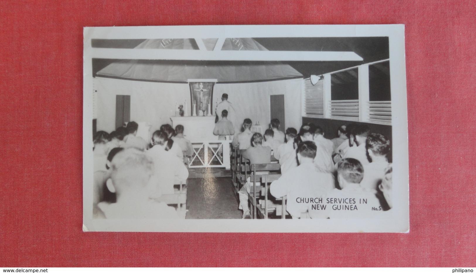 RPPC  Church Service New Guinea    -2466 - Other & Unclassified