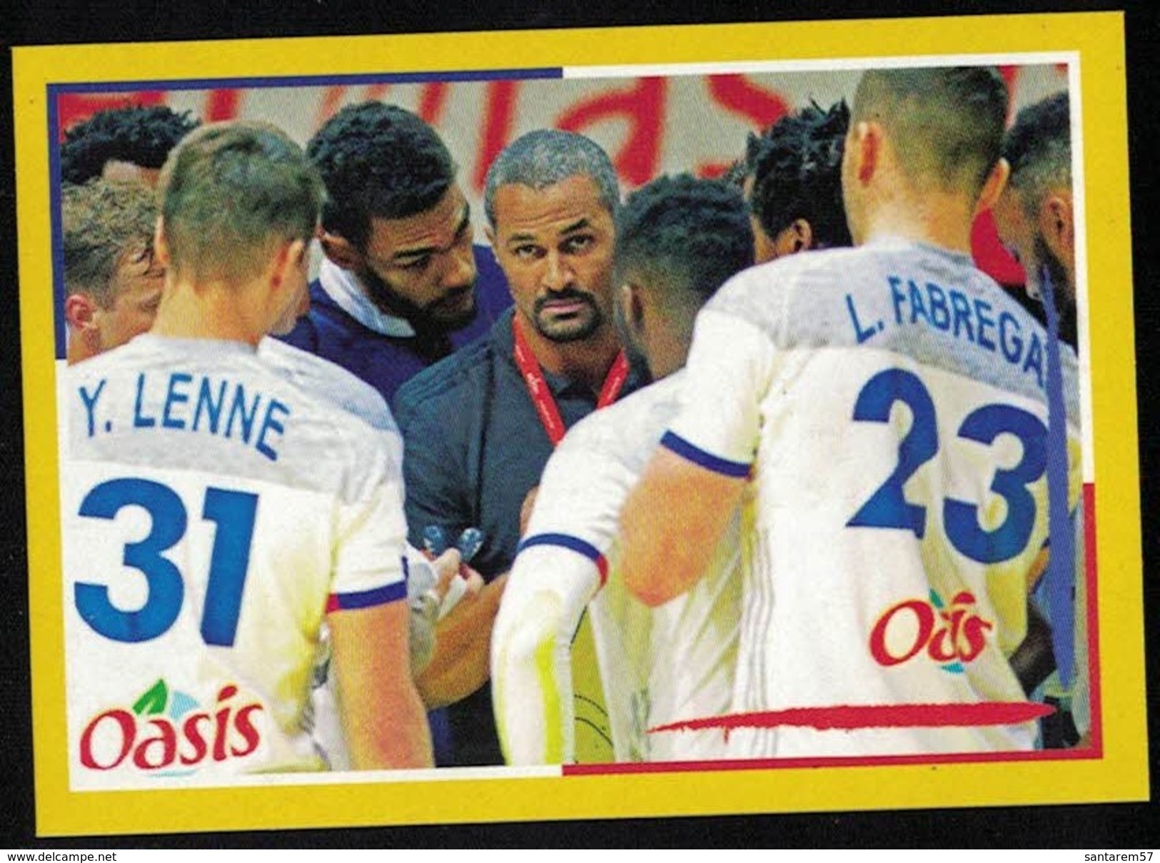 Panini Handball 2017 Temps Mort Didier Dinart France Sticker N° 30 - Edition Française