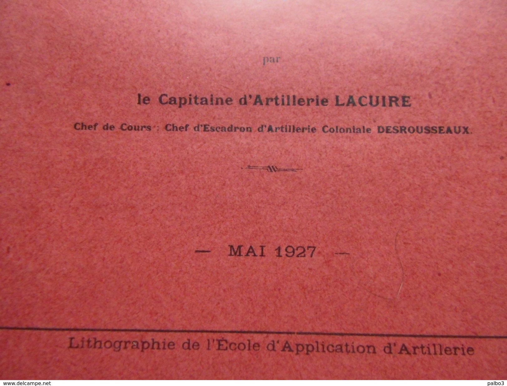 Livre Manuel Cours D Artillerie De Tranchée Organisation Des Materiels Edition 1927 Crapouillot Tete Fusée Obus - 1914-18