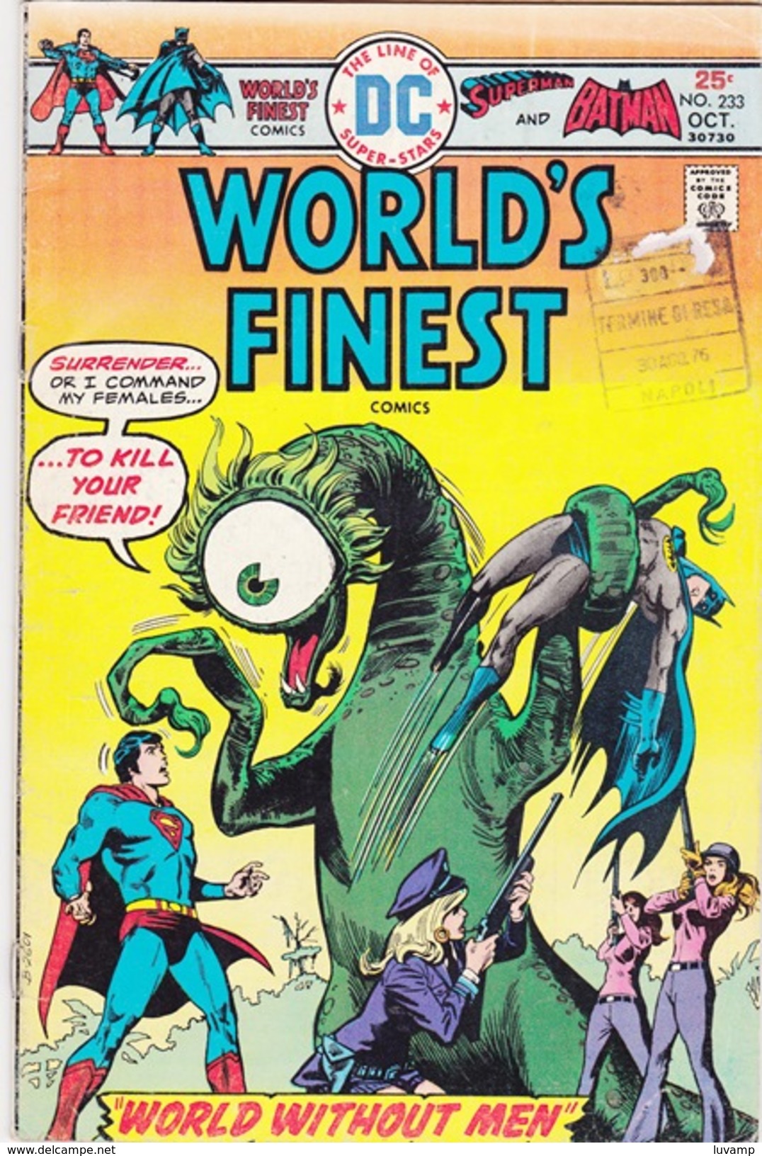 WORLD'S FINEST N. 23  OTTOBRE 1975 (310112) - Altri & Non Classificati