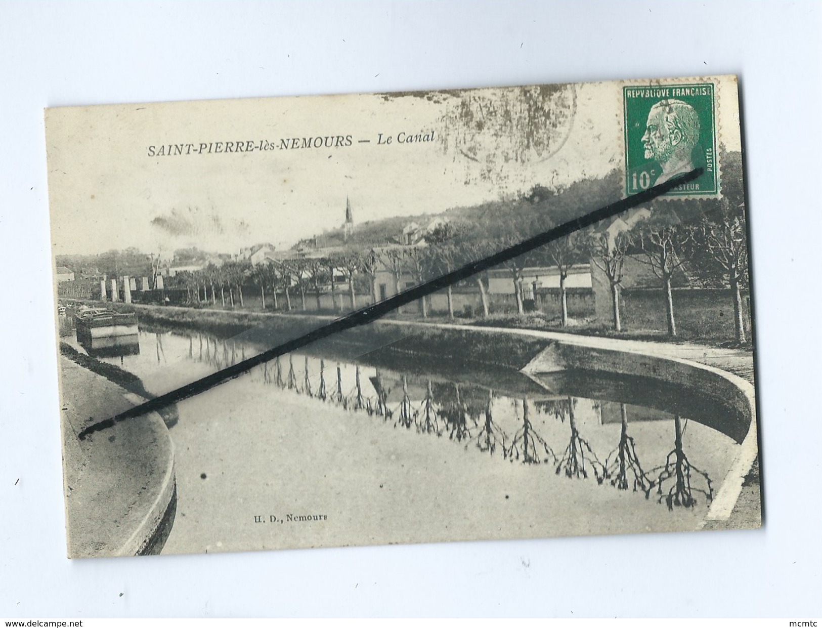 CPA  - Saint Pierre Les Nemours - Le Canal - Saint Pierre Les Nemours