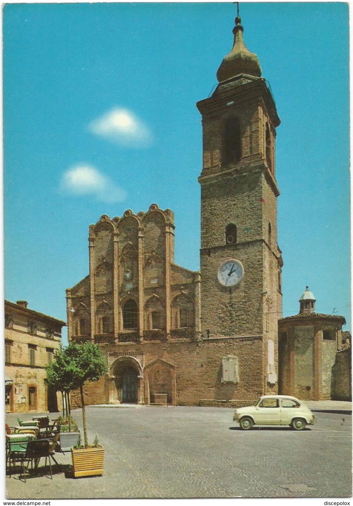 T2193 San Ginesio (Macerata) - Chiesa Monumentale Collegiata - Auto Cars Voitures / Viaggiata 1973 - Altri & Non Classificati