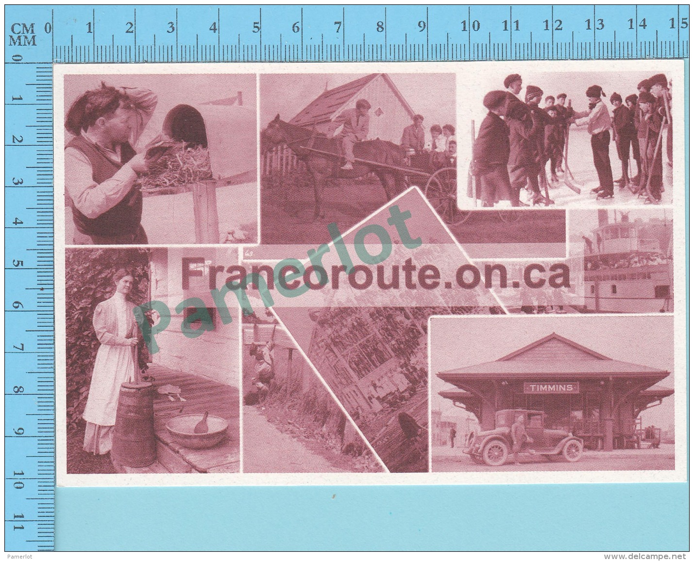 Ontario  -  Francoroute, Publicité Advertising Multivues Multiview - 2 Scans - Non Classés