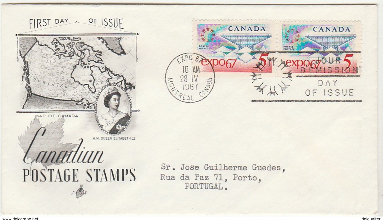 Cover FDC * Canada * 1967 - 1961-1970