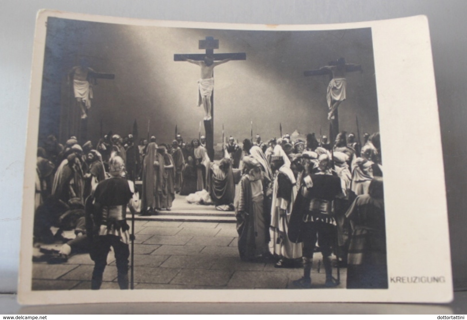 OBERAMMERGAU - Kreuzigung - Offizielle Fotokarte Jubilaums Passionsspiele 1934 Crucifixion - Gesù