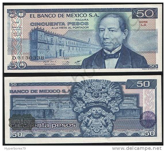 Mexico P 73 - 50 Pesos 27.1.1981 - UNC - Mexique