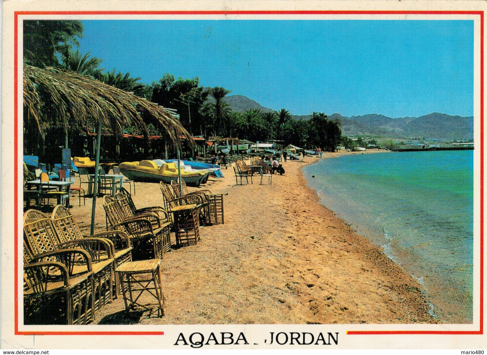 AQABA     SPIAGGIA      (VIAGGIATA) - Giordania