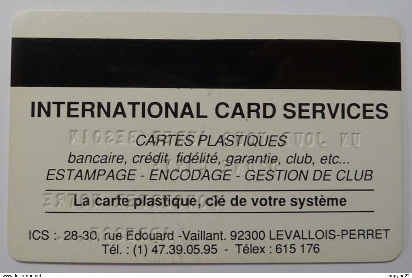 FRANCE - ICS - Demo - Magnetic - Used - Telefoonkaarten Voor Particulieren