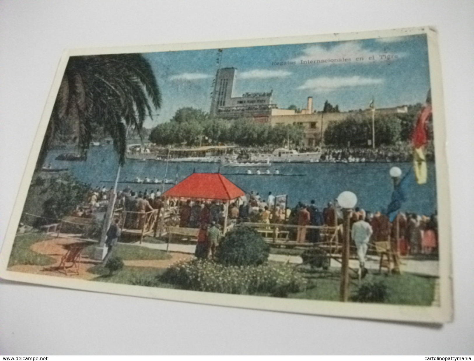 STORIA POSTALE FRANCOBOLLI COMMEMORATIVO ARGENTINA REGATAS INTERNATIONALES EN EL TIGRA  REGATE - Aviron