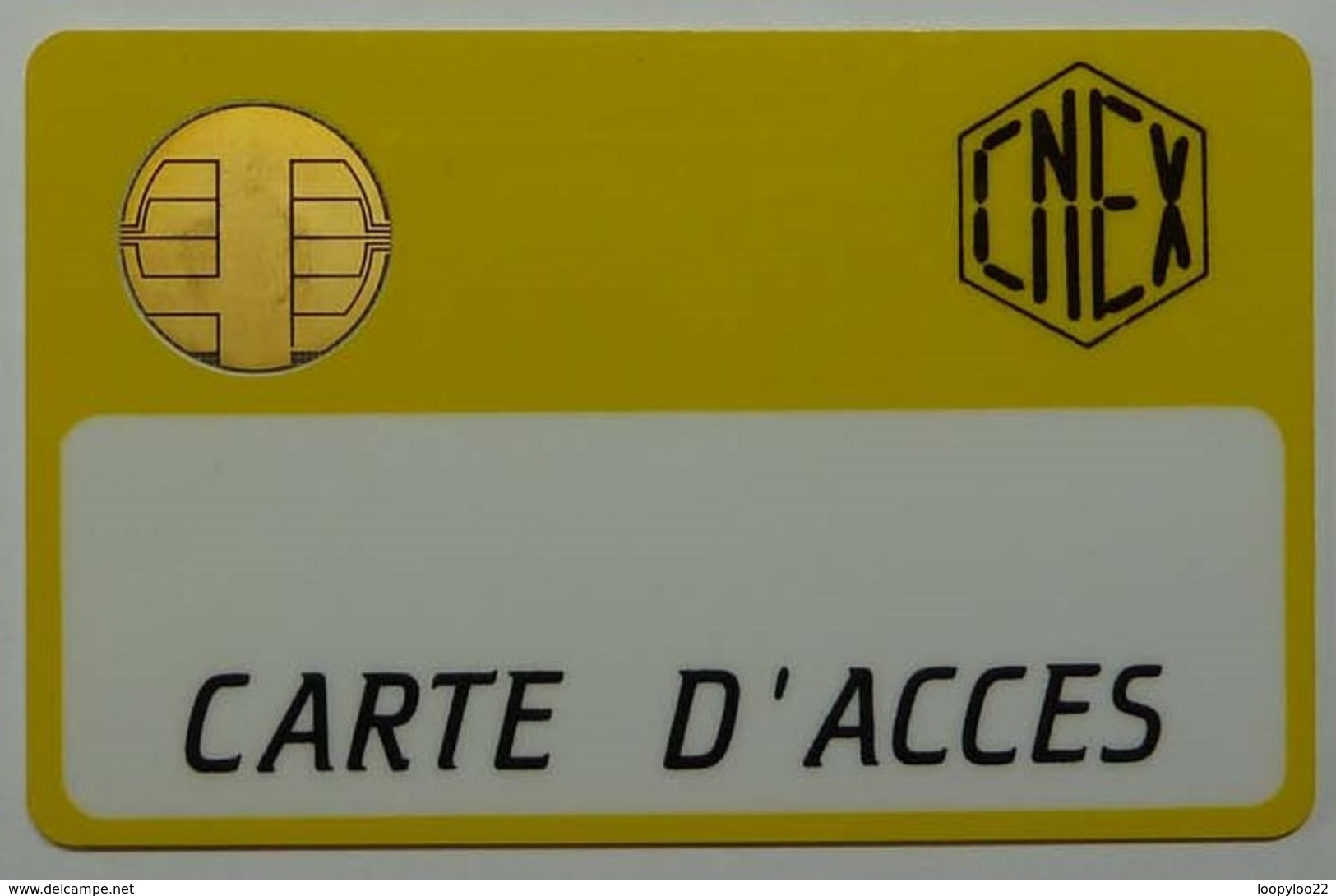 FRANCE - Bull Chip 3 - Smart Card - CNEX - Carte D'Acces - Centre National D'Experimentation - Used - Privat