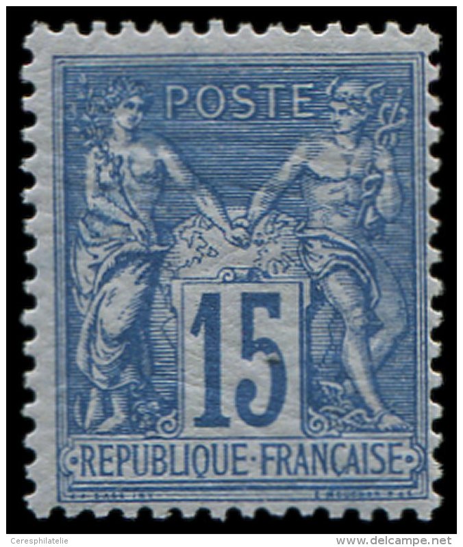 90   15c. Bleu, Fra&icirc;cheur Postale, TB - Other & Unclassified