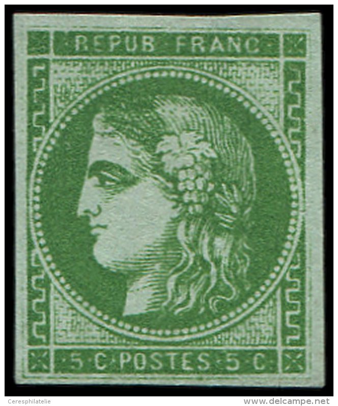 42Be  5c. Vert TRES FONCE, R II, Superbe Nuance, TB - Other & Unclassified