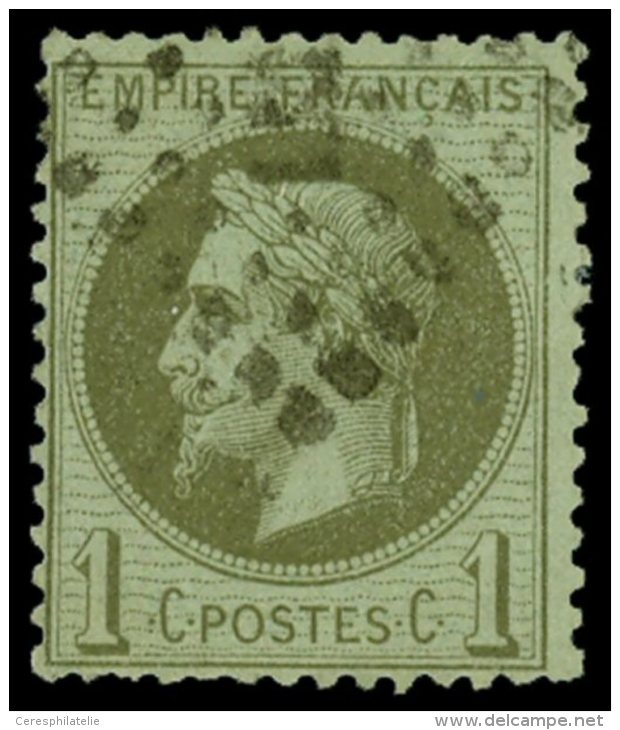 25    1c. Vert Bronze, Oblit&eacute;r&eacute; Ambulant, TB - Sonstige & Ohne Zuordnung