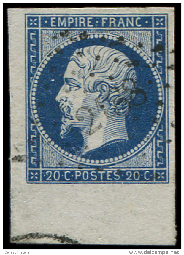 14Aa 20c. Bleu Fonc&eacute;, T I, Bdf, Obl. PC 2188, Frappe L&eacute;g&egrave;re, Superbe - Sonstige & Ohne Zuordnung