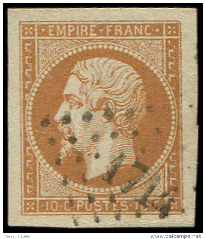 13Ab 10c. Bistre Orange, Grandes Marges, Obl. PC 1714, Superbe - Other & Unclassified