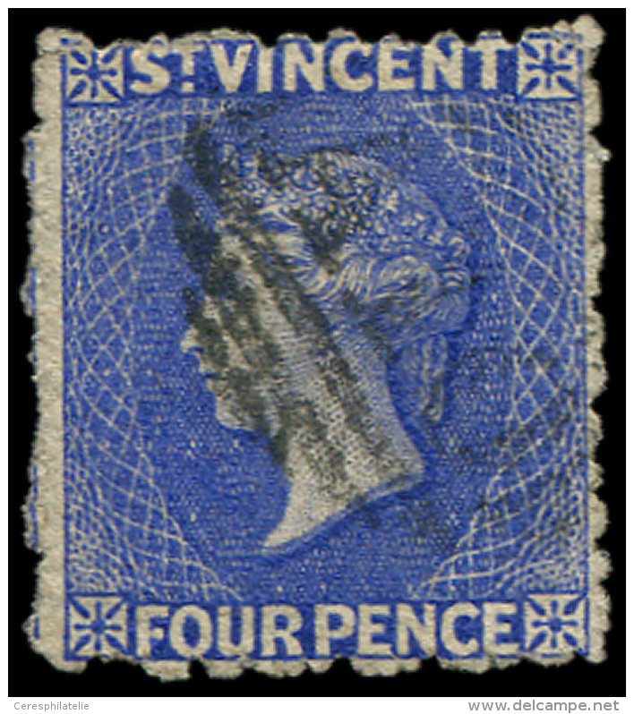 SAINT-VINCENT 14a : 5p. Bleu-violet Fonc&eacute;, Obl., TB. C - Sonstige & Ohne Zuordnung