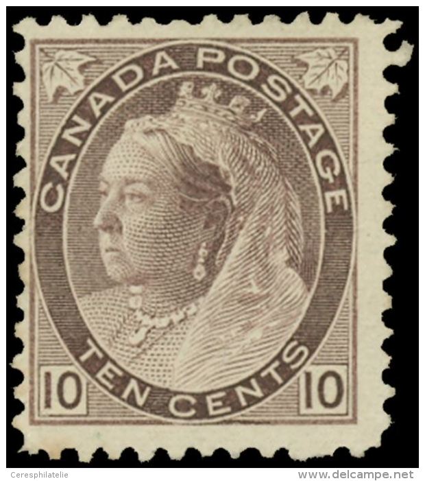 CANADA 61 : 10c. Violet Brun, Neuf Sans Gomme, TB - Other & Unclassified