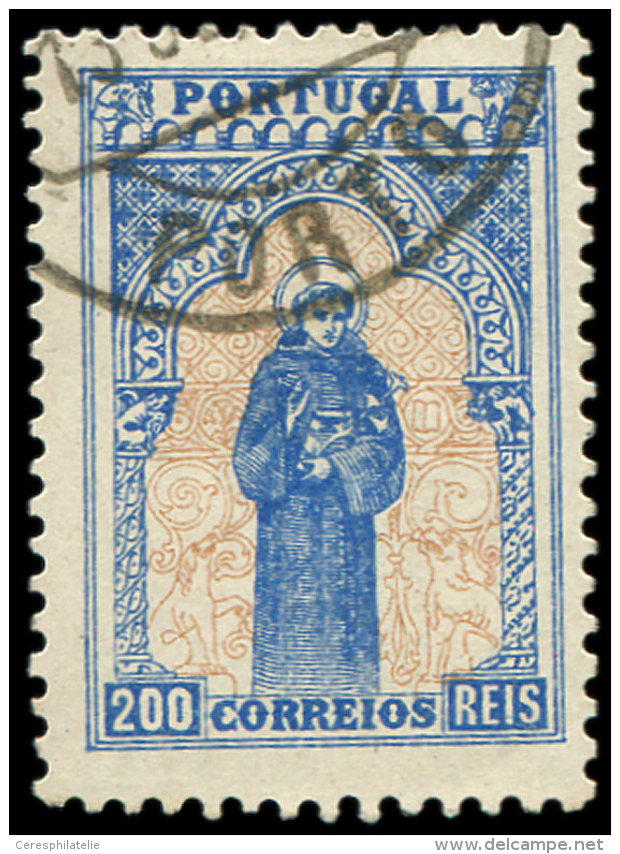 PORTUGAL 120 : 200r. Bleu Et Bistre, Obl., TB. C - Sonstige & Ohne Zuordnung