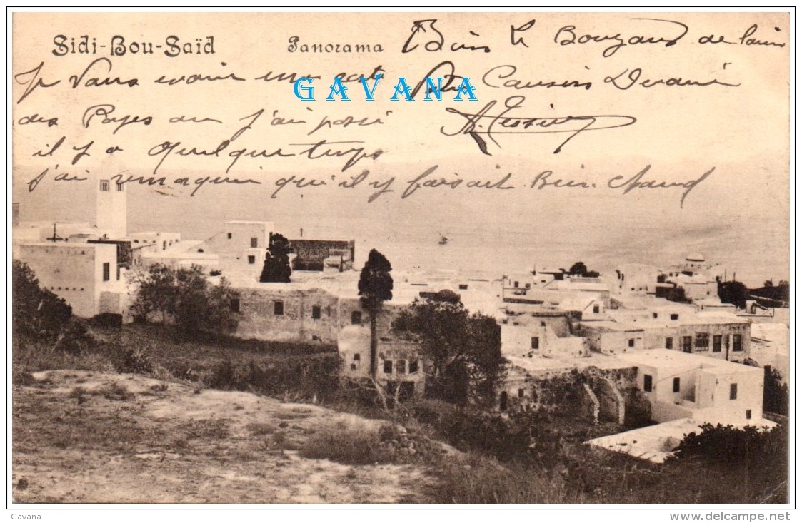 TUNISIE - SIDI-BOU-SAID - Panorama - Tunesië