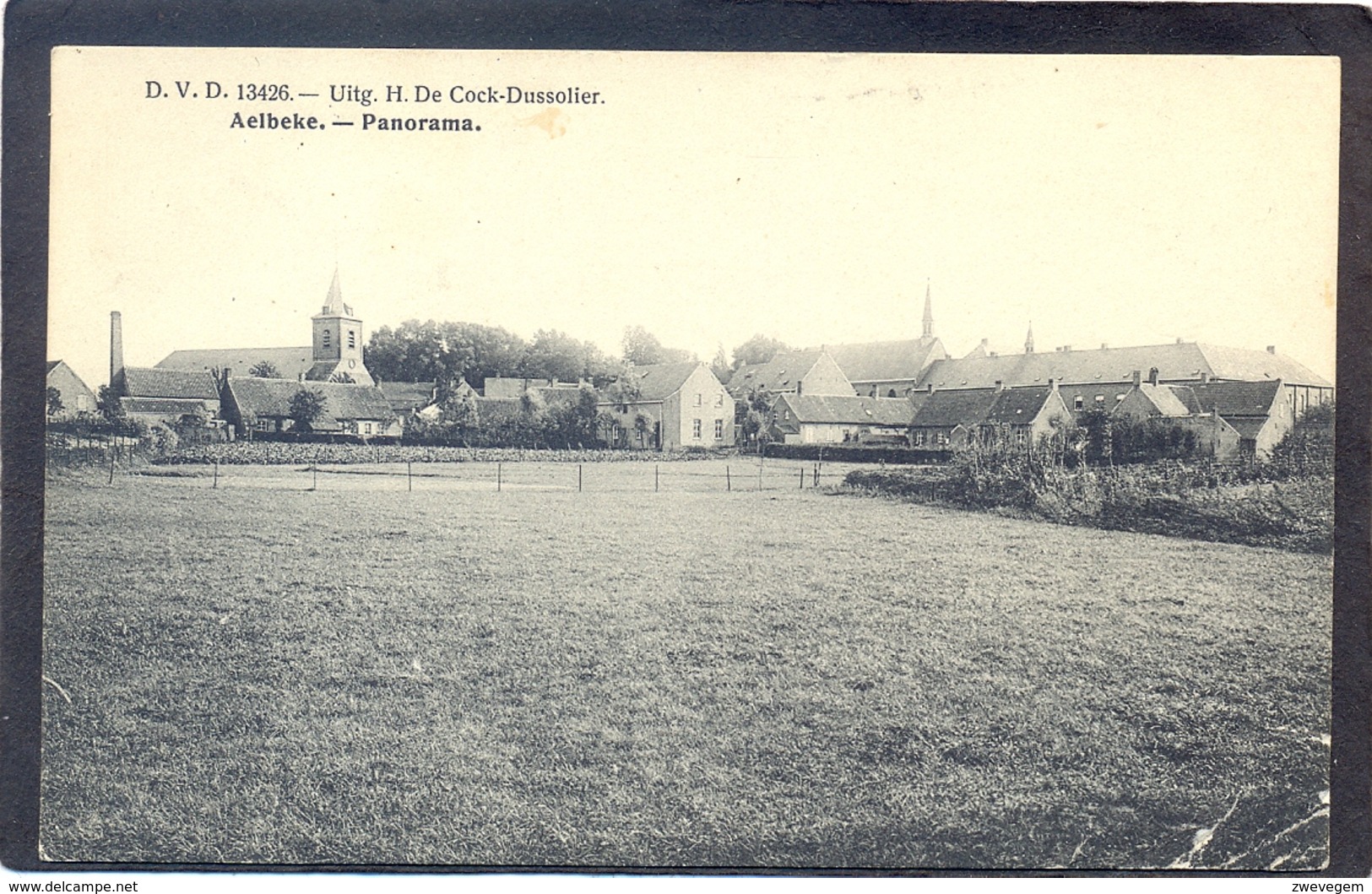 AELBEKE - Panorama (AALBEKE) Feldpost - Kortrijk