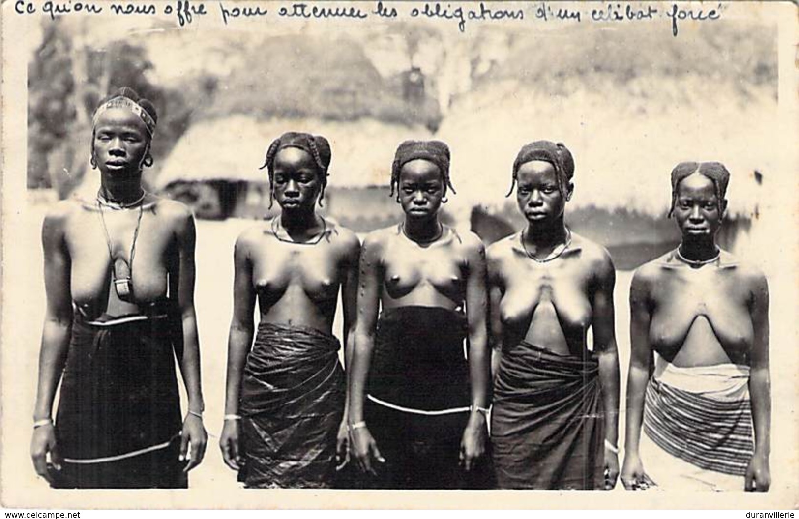 GUINEE - A.O.F. FEMMES GUERZE AUX SEINS NUS Coll. G.LEBRAS 1946 - Frans Guinee
