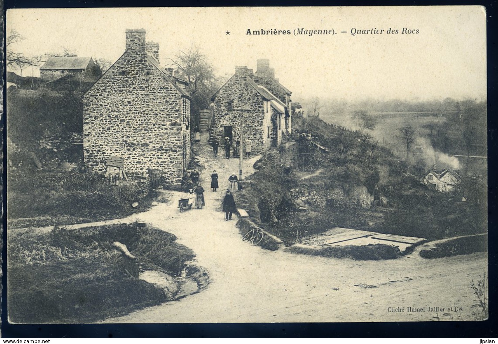 Cpa Du 53 Ambrières - Quartier Des Rocs NCL30 - Ambrieres Les Vallees