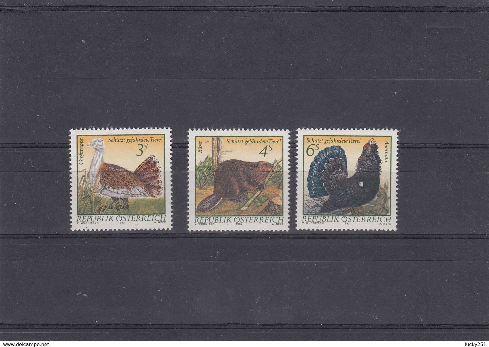 Autriche - Neufs**, Faune Diverse, Année 1982, Y.T. 1546/1548 - Unused Stamps