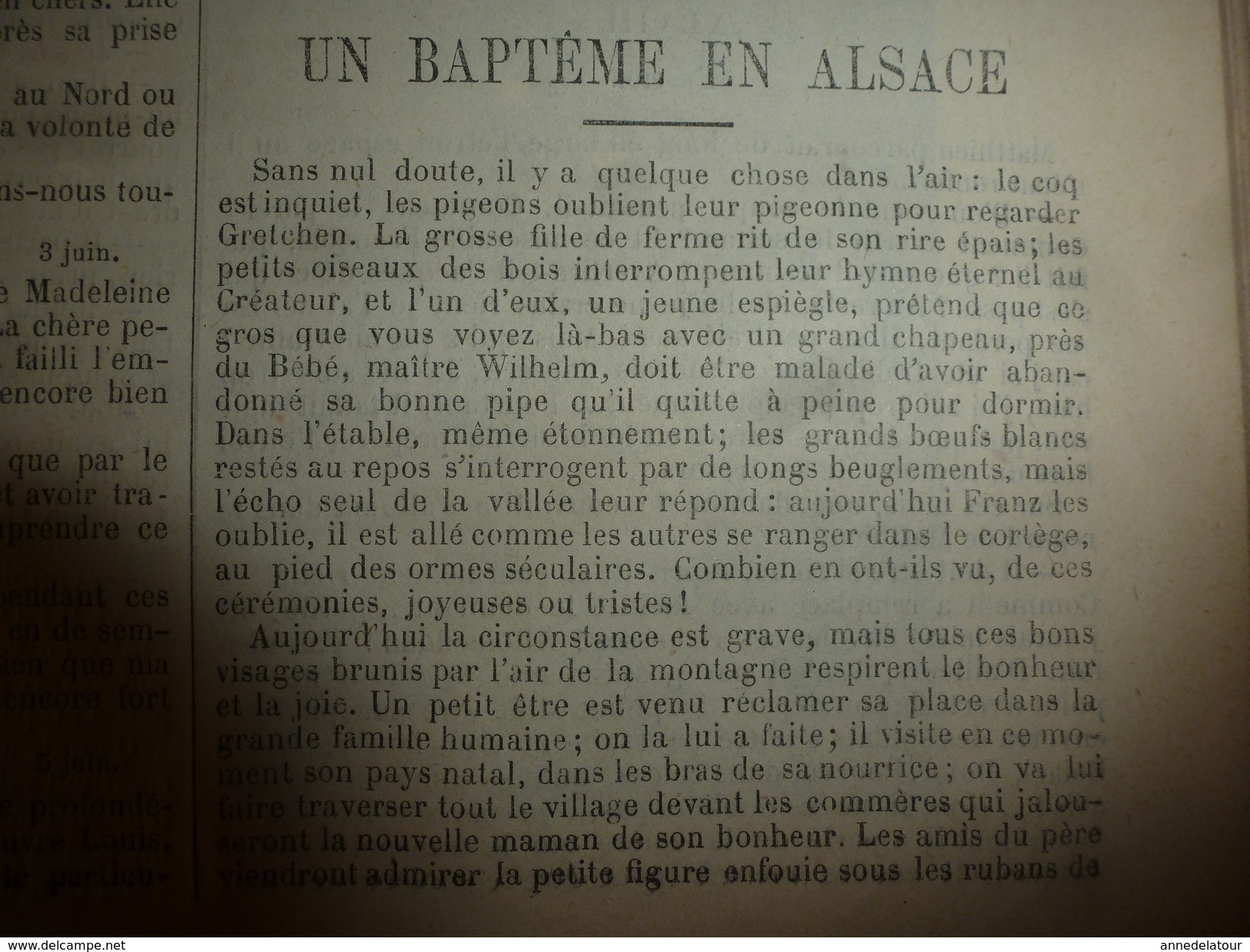 rare 1882-83 L'ILLUSTRATION POUR TOUS :Récolte à Roscof;Alsace;Sorcellerie;Fait à Liebenstein;Hachiche;ETC, Gravures+++