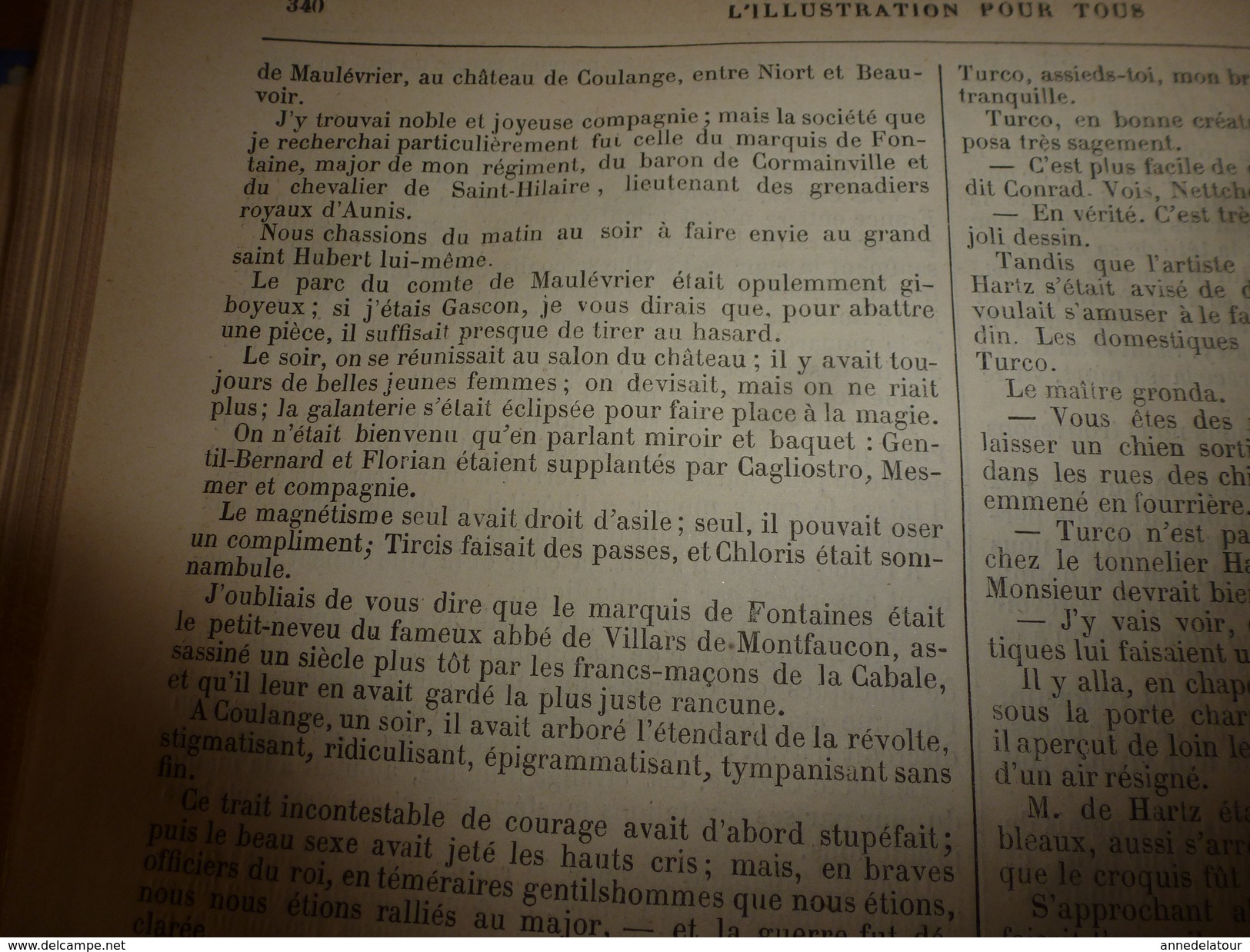 rare 1882-83 L'ILLUSTRATION POUR TOUS :Récolte à Roscof;Alsace;Sorcellerie;Fait à Liebenstein;Hachiche;ETC, Gravures+++