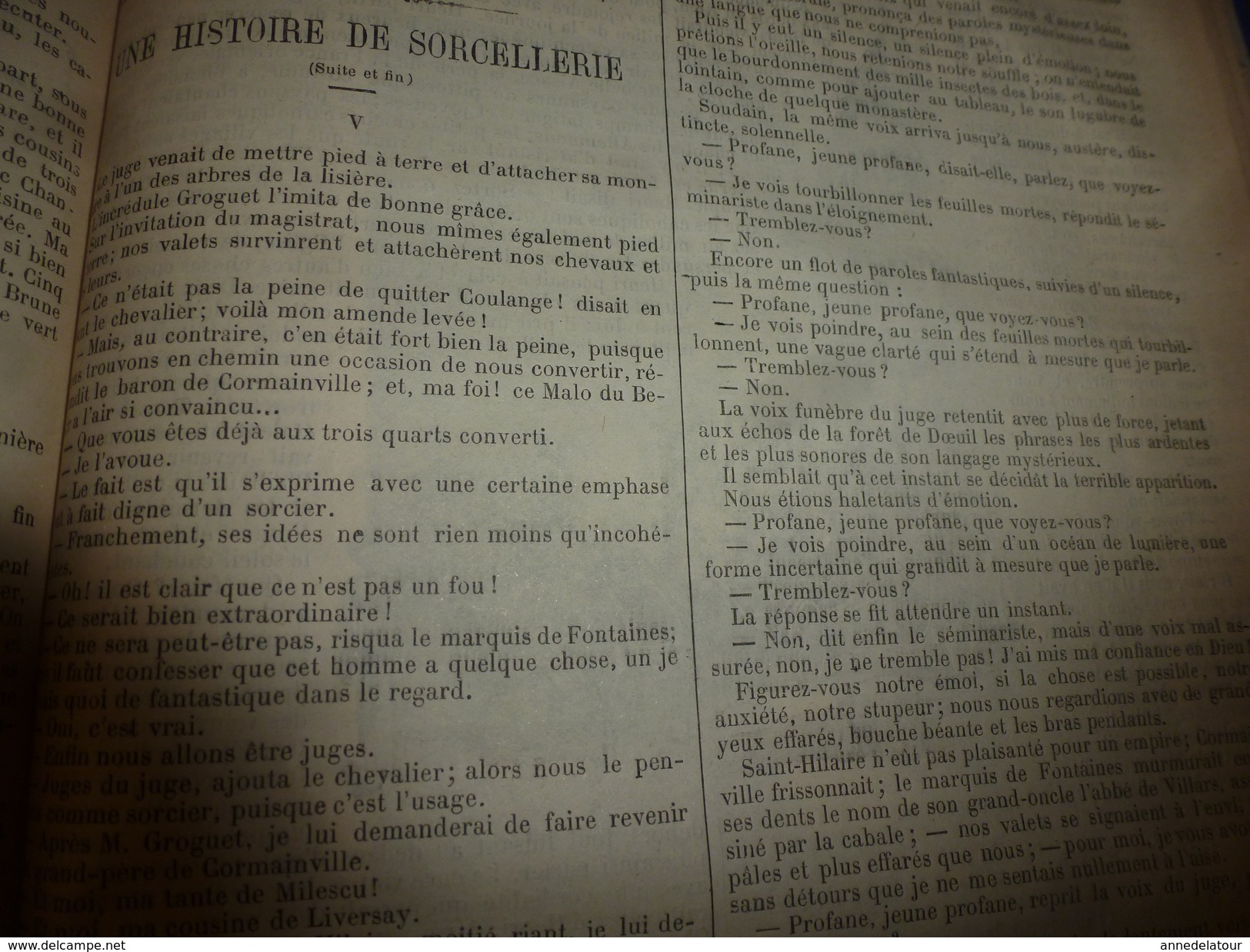 rare 1882-83 L'ILLUSTRATION POUR TOUS :Récolte à Roscof;Alsace;Sorcellerie;Fait à Liebenstein;Hachiche;ETC, Gravures+++