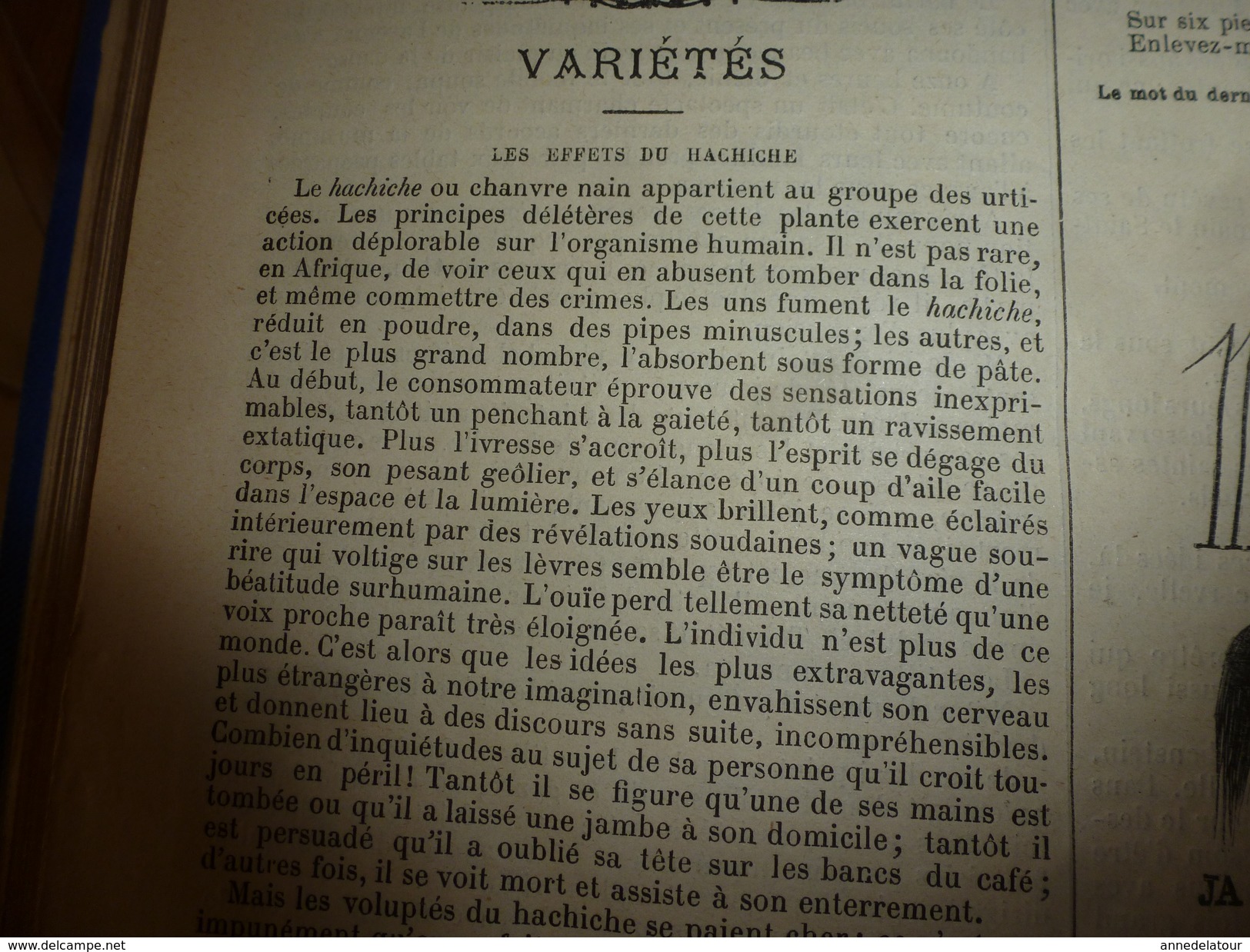 rare 1882-83 L'ILLUSTRATION POUR TOUS :Récolte à Roscof;Alsace;Sorcellerie;Fait à Liebenstein;Hachiche;ETC, Gravures+++