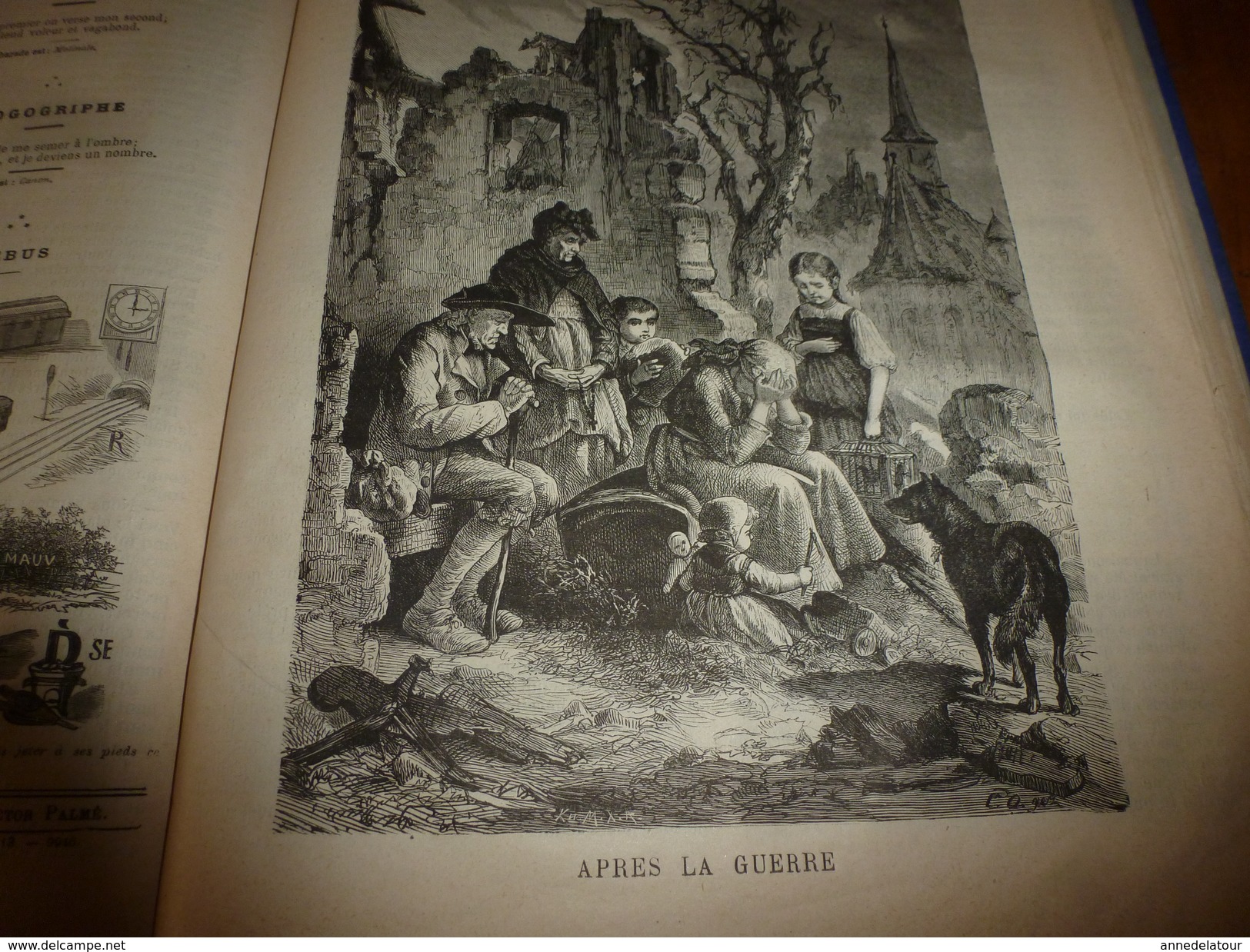 rare 1882-83 L'ILLUSTRATION POUR TOUS :Récolte à Roscof;Alsace;Sorcellerie;Fait à Liebenstein;Hachiche;ETC, Gravures+++