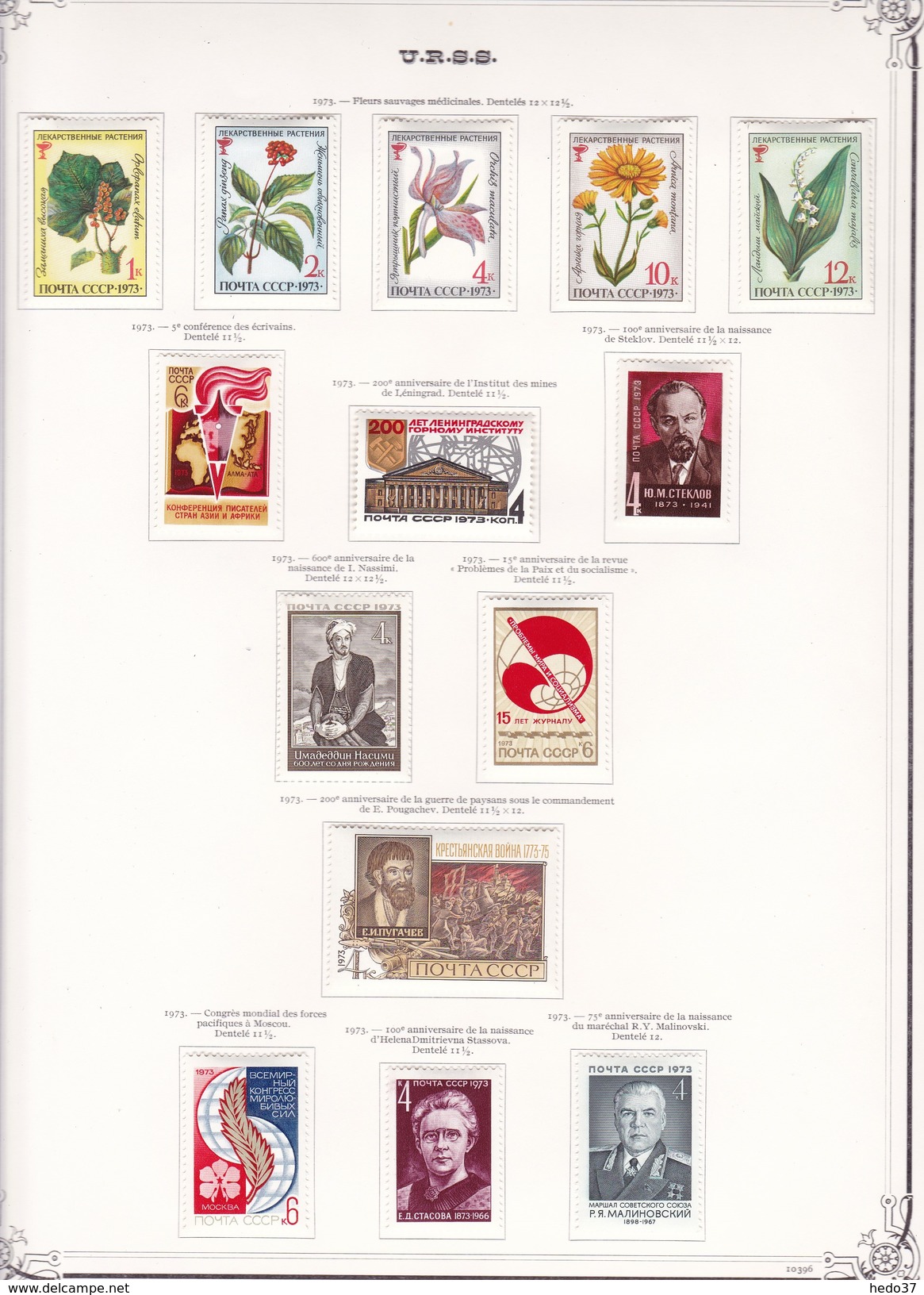 Russie URSS - Collection Vendue Page Par Page - Timbres Neufs * Avec Charnière - TB - Unused Stamps