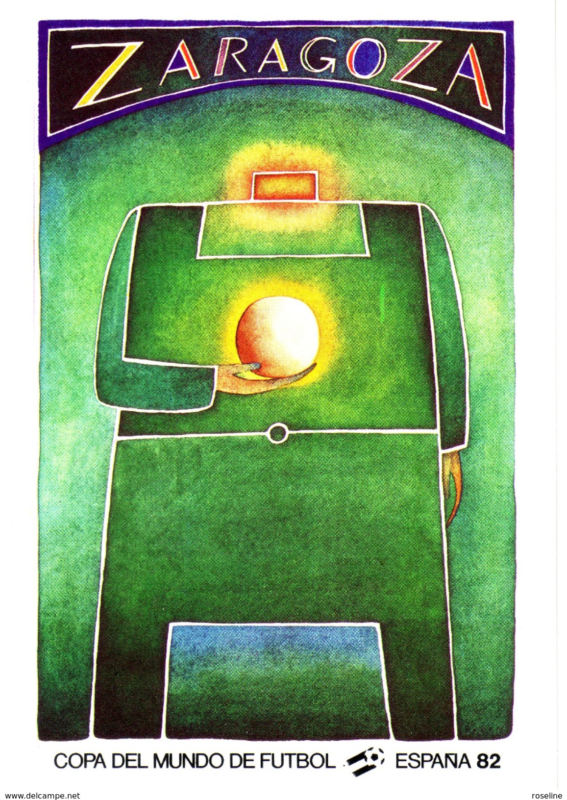 FOLON  Ed NI N°508  -  Coupe Monde Football Saragosse Espagne   - CPM  10,5x15   TBE 1982 Neuve - Folon