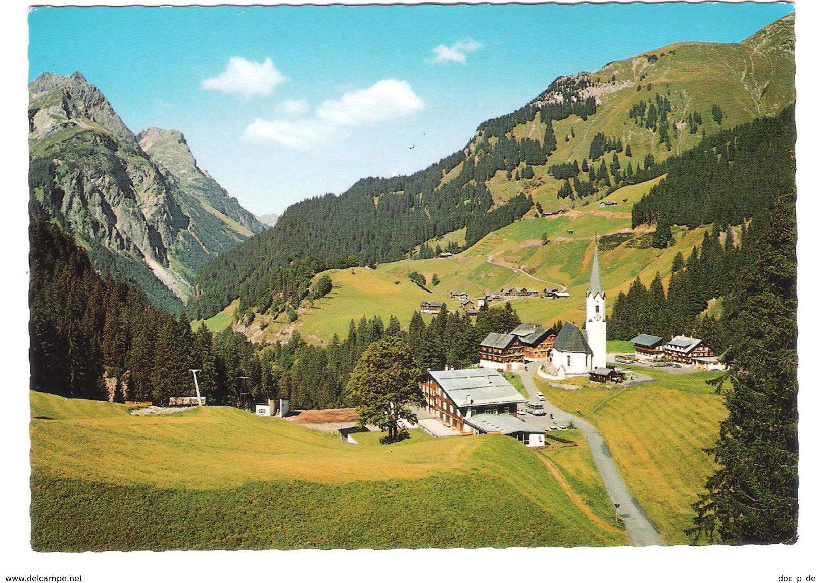 Österreich - Schröcken Mit Künzelspitze - Vorarlberg - Ortsansicht - Schröcken