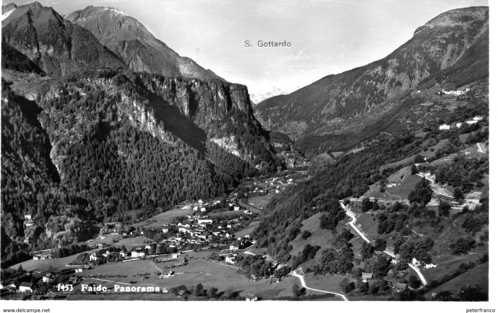 Svizzera - Faido - Panorama Col San Gottardo - Faido